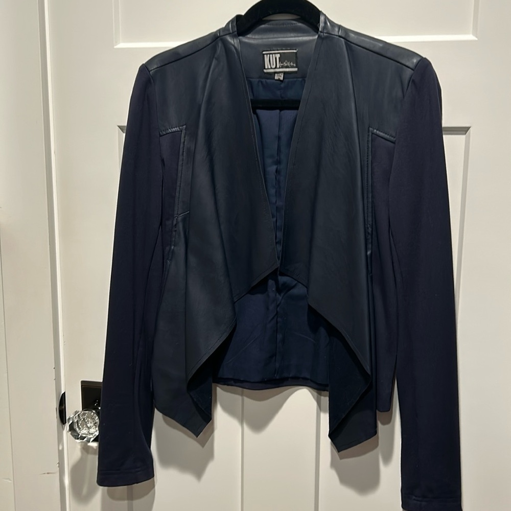KUT From the Cloth front drape jacket